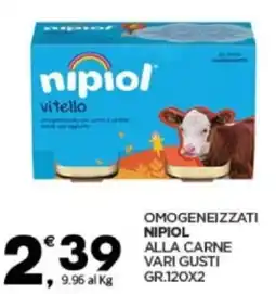 Despar Omogeneizzati nipiol alla carne vari gusti offerta