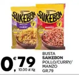 Despar Busta saikebon pollo/curry/ manzo offerta
