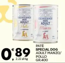 Despar Pate special dog adult manzo/ pollo offerta