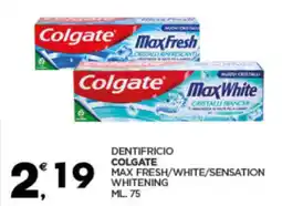Despar Dentifricio colgate max fresh/white/sensation whitening offerta