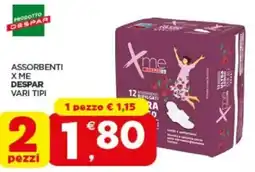 Despar Assorbenti xme despar vari tipi offerta