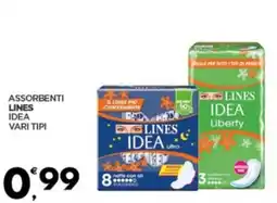 Despar Assorbenti lines idea vari tipi offerta