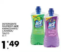 Despar Detergente pavimenti ace igienizzante/ lavanda/ talco offerta