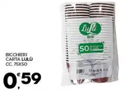 Despar Bicchieri carta lulu cc. 75x50 offerta