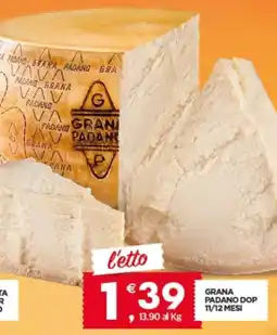 Despar Grana padano dop 11/12 mesi offerta