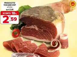 Iperal Prosciutto toscano DOP offerta