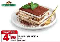 Iperal Tiramisu linea maestro offerta