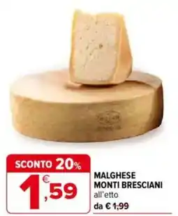 Iperal Malghese monti bresciani offerta