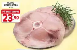 Iperal Filetto di pesce spada offerta