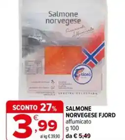 Iperal FJORD Salmone norvegese offerta