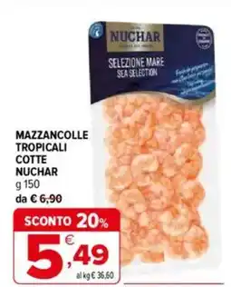 Iperal Nuchar mazzancolle tropicali cotte offerta
