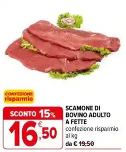 Iperal Scamone di bovino adulto a fette offerta