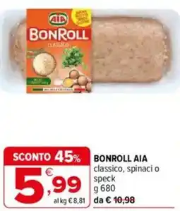Iperal AIA bonroll offerta