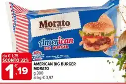 Iperal Morato american big burger offerta