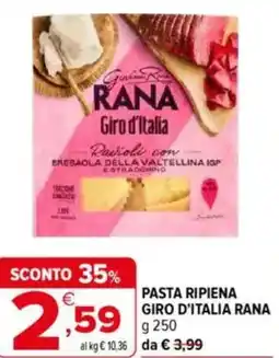 Iperal Rana pasta ripiena giro d'italia offerta