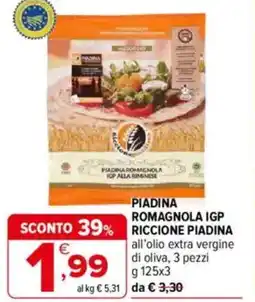 Iperal Piadina romagnola igp riccione offerta