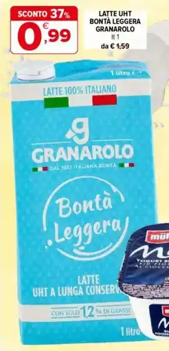 Iperal Granarolo latte uht bontà leggera offerta