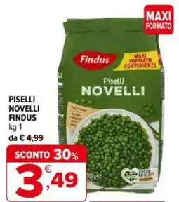 Iperal Findus piselli novelli offerta