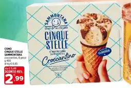Iperal Sammontana cono cinque stelle offerta