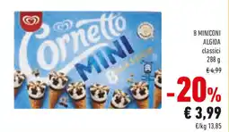 Conad Algida 8 miniconi classici offerta