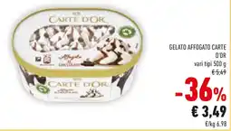 Conad Carte d'or gelato affogato vari tipi offerta