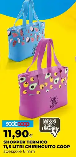 Extracoop Shopper termico 11,5 litri chiringuito coop offerta