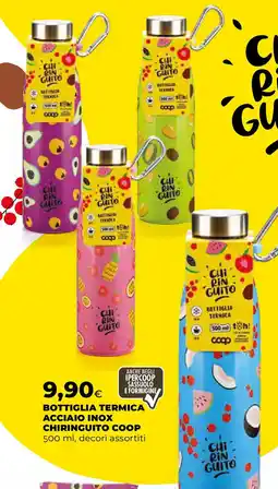 Extracoop Bottiglia termica acciaio inox chiringuito coop offerta