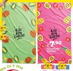 Extracoop Telo mare coop chiringuito in microfibra offerta