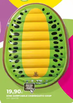 Extracoop Kiwi gonfiabile chiringuito coop offerta