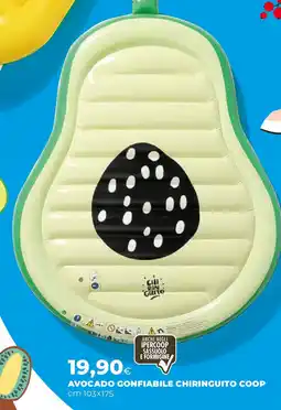 Extracoop Avocado gonfiabile chiringuito coop offerta