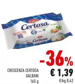 Conad Galbani crescenza certosa offerta