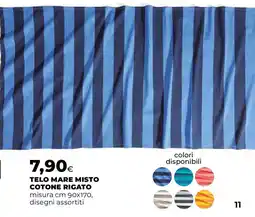 Extracoop Telo mare misto cotone rigato offerta