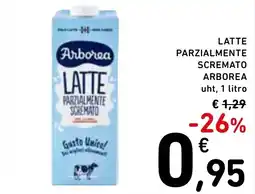 Spazio Conad Arborea latte parzialmente scremato offerta