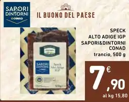 Spazio Conad Sapori&dintorni conad speck alto adige igp offerta