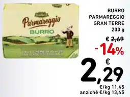 Spazio Conad Gran terre burro parmareggio offerta