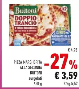 Conad Buitoni pizza margherita alla seconda surgelati offerta