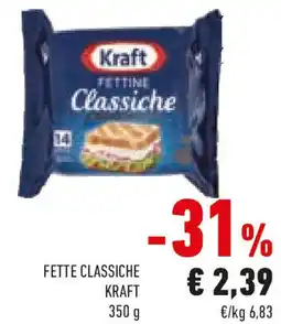 Conad Kraft fette classiche offerta