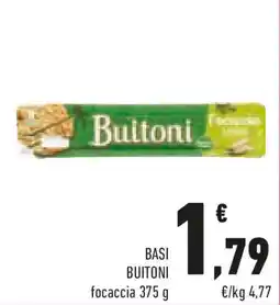 Conad Buitoni basi focaccia offerta