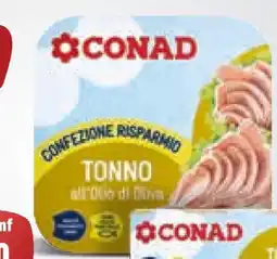 Conad Conad tonno all'olio di oliva offerta