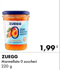 Iper Tosano ZUEGG Marmellata O zuccheri offerta