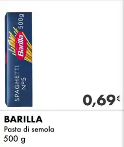 Iper Tosano BARILLA Pasta di semola offerta