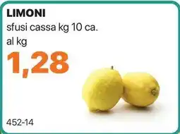 GrosMarket LIMONI sfusi cassa offerta