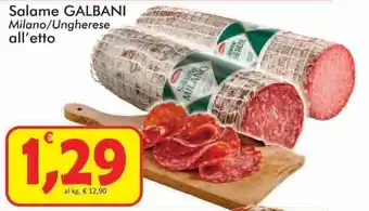 Paghi Poco Galbani Salame Milano/Ungherese offerta