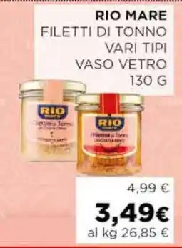 Coop RIO MARE Filetti di Tonno offerta