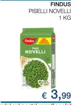 Coop Findus Piselli Novelli offerta