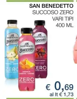 Coop SAN BENEDETTO Succoso Zero offerta