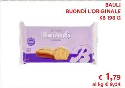 Coop BAULI Buondì l'originale offerta