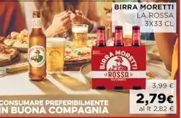 Coop BIRRA MORETTI LA ROSSA offerta