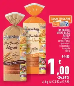 Conad Superstore PAN BAULETTO MULINO BIANCO BARILLA offerta