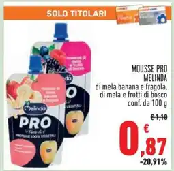 Conad Mousse Pro Melinda offerta